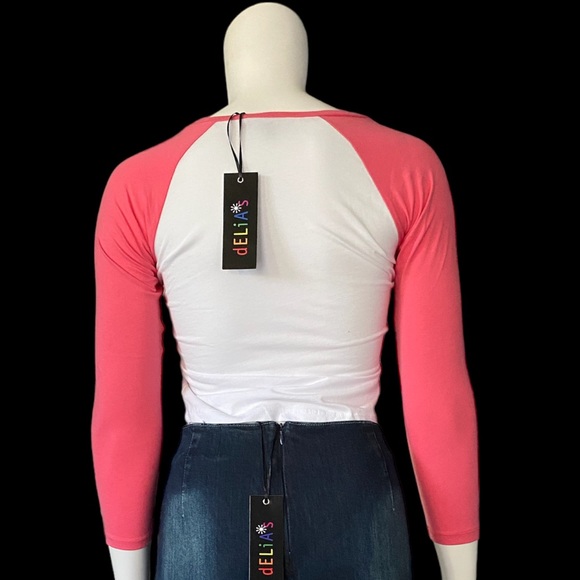 Delia’s by DollsKill | NWT’s cyber Y2K grunge punk skater baby T shirt - Picture 2 of 5